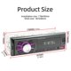 thumbnail image 2 of 12V Car Audio AUX FM Bluetooth-Compatible Stereo Audio Music TF Support Find Car, 2 of 8