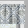 thumbnail image 5 of Ambesonne Turkish Pattern Valance & Curtain, Boho Neutral Swirls, 55"x24", Pale Mauve White Grey, 5 of 6