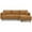 Sienna, variant on Simpli HomeMorrison Mid Century Right Sectional 102 inch Wide Sofa Sectional in Sienna Genuine Leather