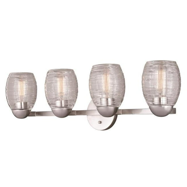 Vaxcel International W0318 Isley 4 Light Vanity in Satin Nickel