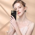 thumbnail image 5 of iPhone 11 Pro Case, iPhone 11 Pro Phone Case with Extra Adjustable Love Heart Kickstand Holder Soft TPU Plating Bumper iPhone 11 Pro Phone Case Cover for Girls Women, Black, 5 of 17