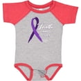 thumbnail image 3 of Inktastic Testicular Cancer Awareness Faith over Fear Boys or Girls Baby Bodysuit, 3 of 5