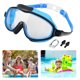 thumbnail image 4 of Gafas Natación para Con Tapones La Oreja Clip Nariz (camuflaje) Azul, 4 of 9
