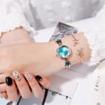 thumbnail image 2 of WIFKLSIIPG LVPAI Fashion Trend Diamond Hexagonal Alloy Ladies Bracelet Watch Set, 2 of 6