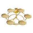 thumbnail image 1 of Candelero decorativo del candelero del metal del candelero del candelero de la luz de las velas para la mesa Oro, 1 of 6