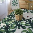 thumbnail image 3 of Coofit Table Cloth Waterproof Rural Style Leaf Print Rectangle Tablecloth Table Cover, 3 of 7