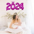thumbnail image 7 of 2024 Foil Number Balloons for 2024 New Year Eve Festival Party Supplies Graduation Decorations (40 Inch), 7 of 7