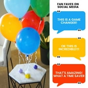 Big Barrel E-Z Safety Seal Helium Balloon Valves - Quickly Seals Latex Balloons - 25 Ct