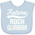 thumbnail image 3 of Inktastic Future Rock Climber Childs Climbing Boys or Girls Baby Bib, 3 of 4