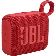 Restored JBL Go 4 - Ultra-Portable Bluetooth Speaker - Red