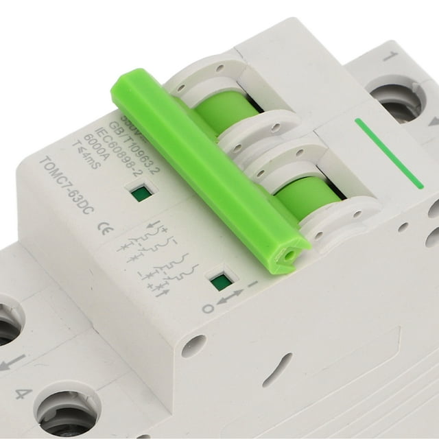 Solar PV System Circuit Breaker Miniature DC550V Thermal Magnetic Trip Disconnect Switch 2P 25A