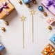 thumbnail image 3 of 15 varitas mágicas infantiles con forma de estrella: varitas de hadas huecas con forma de estrella para Halloween, ideales para fiestas de cumpleaños, cosplay y actuaciones teatrales., 3 of 8