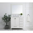 thumbnail image 6 of 36 inch Single Bathroom Vanity in White, 6 of 8