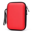 thumbnail image 2 of Sac de Protection pour Disque Dur Mobile 2,5 Pouces Sac de Protection Antichoc Boîte de Disque Dur Accessoires Numériques Rangement Multi-Fonction Rouge, 2 of 5