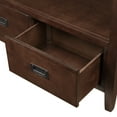 thumbnail image 3 of 36'' Farmhouse Wood Console Table, Entry Sofa Table with 4 Drawers, Open Storage Shelf and Spacious Desktop, Entryway Table for Living Room Bedroom Hallway Kitchen, 31.5''H x 36.02''W x 13''D, 3 of 7