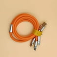thumbnail image 4 of Three-in-one charging cable, one-to-three, 120W fast charging for Apple Huawei type-c Android phones, 4 of 4
