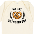thumbnail image 4 of Inktastic My 1st Oktoberfest with Pretzel and Laurels Boys or Girls Long Sleeve Baby Bodysuit, 4 of 5
