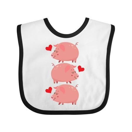 

Inktastic Pig Lover Cute Farm Animals Gift Baby Boy or Baby Girl Bib