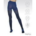 thumbnail image 6 of MeMoi Paisley Pop Cotton Blend Sweater Tights - Womens - Female (Small/Medium, Royal-Blue), 6 of 12