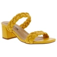 thumbnail image 2 of Bellini Fuss Women Slide Sandal In Yellow Smooth, 2 of 7