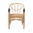 thumbnail image 2 of Baxton Studio Cyntia Modern Bohemian Natural Brown Rattan Dining Chair, 2 of 7