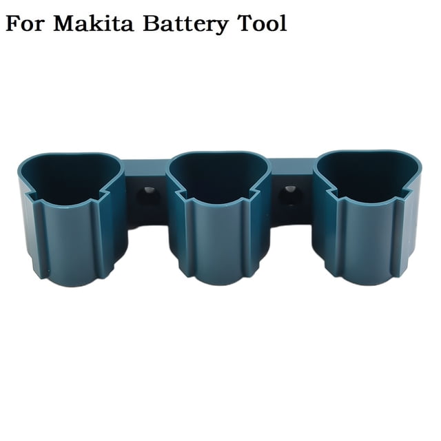 1PC Plastic 3 Slots Battery Holder For Power Tools 10.8V 12V Batteries Power Tool Accessories Storage Holder