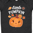 thumbnail image 4 of Inktastic Cute Little Pumpkin with Fall Leaves Boys or Girls Baby Bodysuit, 4 of 5