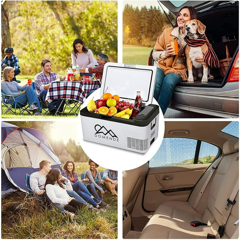 12V Portable Refrigerator Freezer 19 Quart - Car RV Truck Fridge For Camping & Travel