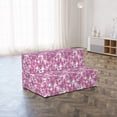 thumbnail image 2 of Floral Foldable Mattress, Hand Drawn Chrysanthemums, 74.8" x 39.4", Pink Pale Fuchsia and White, by Ambesonne, 2 of 4