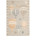 thumbnail image 2 of Unique Loom Whimsy Kids Collection Area Rug - Balloons (4' 1" x 6' 1" Rectangle Multi/Beige), 2 of 9