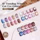 thumbnail image 3 of Set de esmalte en gel para uñas efecto ojo de gato Beetles, 10 colores con glitter, 3 of 8
