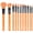 Orange, variant on Moda Brush Neon Pink 12pc Makeup Brush Kit
