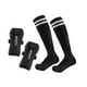 thumbnail image 4 of Espinilleras de fútbol Equipo de protección con calcetines de fútbol Portátil Cómodo Fútbol Negro S, 4 of 9