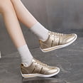 thumbnail image 6 of NOKIO Women's Retro Fashion Sneakers 𝖫a𝖼e Up Walking Footwear Casual Walking Shoes Non S𝗅ip Comfort Skate Shoes Lightweight Sport Shoes for Summer and Autumn, 6 of 9