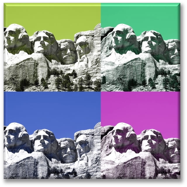 Cuadro Canvas Pixtreats Listo para Colgar Tipo Galería Monte Rushmore 100X100 cm