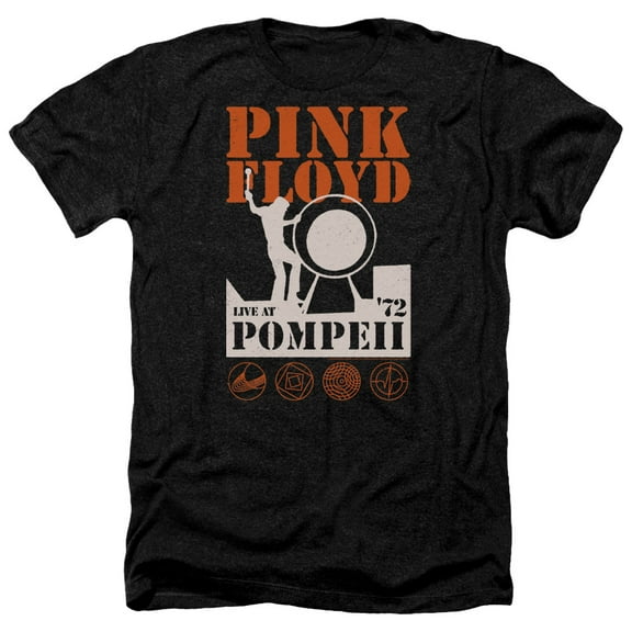 Pink Floyd - Pompeii - Heather Short Sleeve Shirt - Small