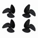 thumbnail image 1 of 4Pcs 3-Blade Propeller 4 Left & 4 Right for Flytec 2011-5 Fishing Bait Boat Fish Finder RC Boat Spar, 1 of 5