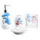thumbnail image 1 of Yangshimoeed Accesorios De Baño Navideños Juego De Baño De Muñeco De Nieve con Dispensador De Jabón Soporte para Cepillo De Dientes Vaso De Baño Y Bandeja De Jabón para Nieve Blanco, 1 of 1