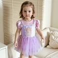 thumbnail image 3 of WIBACKER Infant Baby Girls Romper Tutu Dress 3-18M Princess Bodysuit Tulle Dresses with Headband Birthday Christmas Halloween Costume, 3 of 11