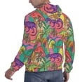 thumbnail image 6 of Lsque Colorful Dinosaur Pattern Casual Men's Hoodie,Hooded Sweatshirt with Kangaroo Pocket,Pullover Hoodie-4X-Large, 6 of 7