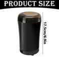 thumbnail image 2 of Black Electric Coffee Grinder,Portable Rechargeable Electric Coffee Grinder Crusher Tablets Cutter Splitter ,EU Plug,Handheld Electric Grinder Small Mini for Travel,Camping,Home,Kitchen(Black), 2 of 2