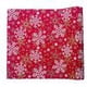 thumbnail image 5 of Decoración navideña vibrante con mantel rojo con copos de nieve, 5 of 7