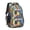 Geometric Multicolor Cat, variant on Black and White Cat Head Backpack for School, Cute School Bag with Adjustable Shoulder Straps and Padded Back, 16.9"x12.6"x5.9"