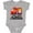 AC-Heather Grey, variant on Fireman Uncle is a Firefighter Boys or Girls Baby Bodysuit