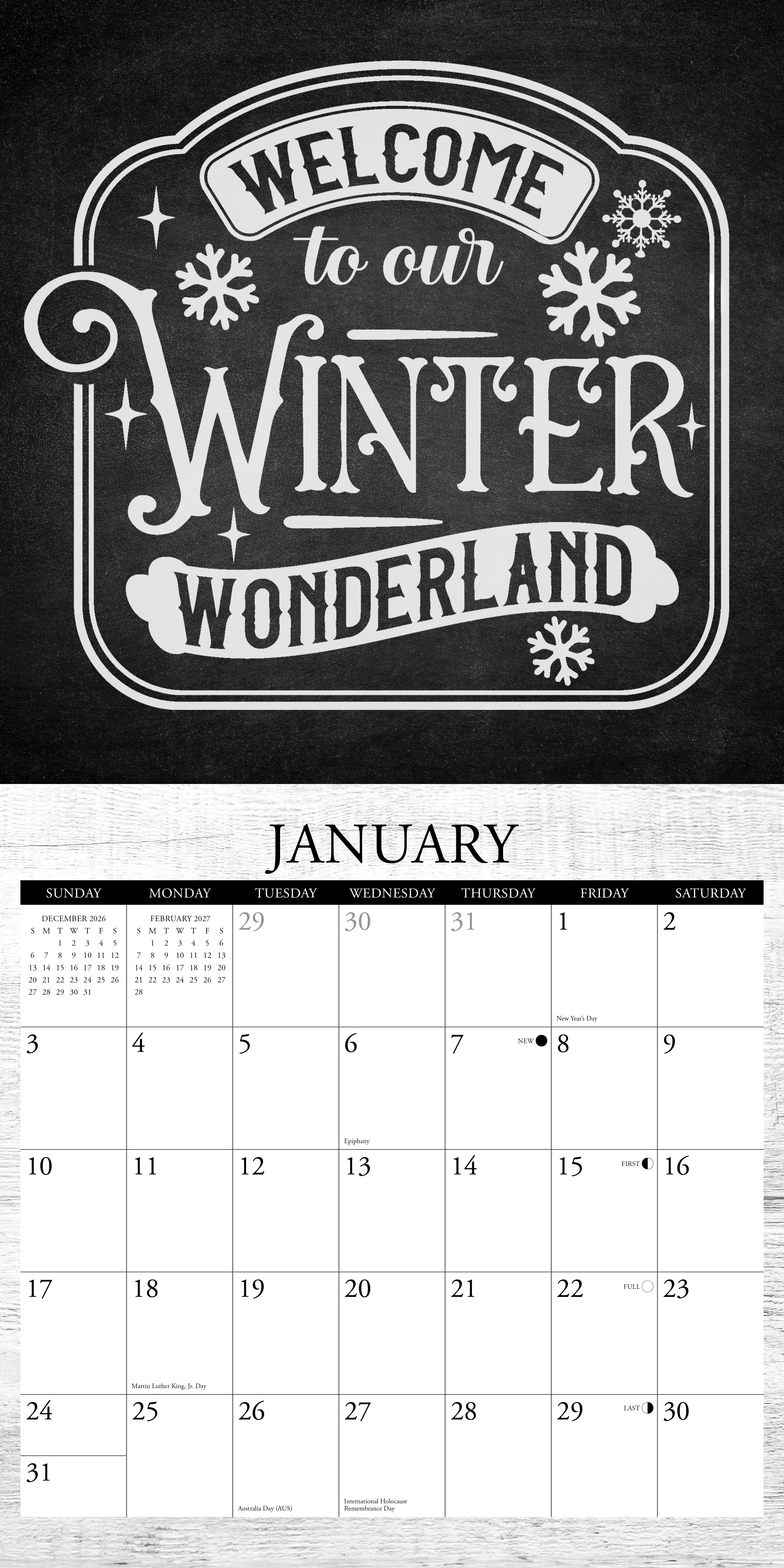 Willow Creek Press, American Farmhouse 2027 Wall Calendar
