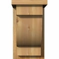 thumbnail image 2 of 8"W x 10"D x 14"H Alpine Rough Sawn Corbel w/Backplate, Western Red Cedar, 2 of 9
