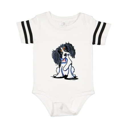 

Inktastic Tri Color King Charles Spaniel Gift Baby Boy or Baby Girl Bodysuit