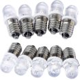 thumbnail image 1 of Juego de 10 bombillas LED E10 de luz blanca cálida de 12 V, 1 of 3