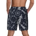 thumbnail image 3 of Kdxio Anchor And Lighthouse Print Men'S Swim Trunks With Compression Liner 7 Inch Inseam Quick Dry Swim Shorts, 3 of 7