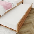 thumbnail image 5 of Max & Lily Full Size Bed Frame with Trundle, Classic Solid Wood Platform Bed for Kids, 5 of 11